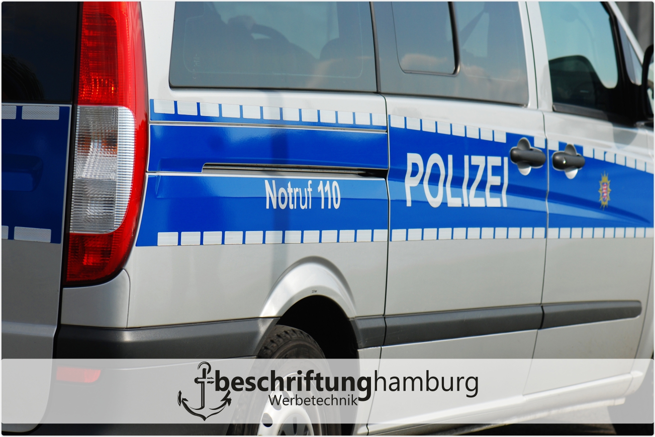 Behördenfahrzeuge Beschriftung Hamburg