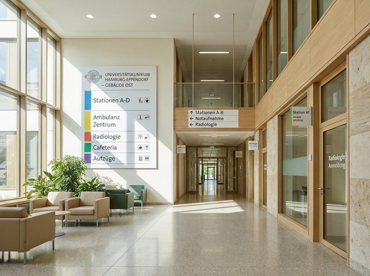 Klinik und Krankenhausschilder Hamburg