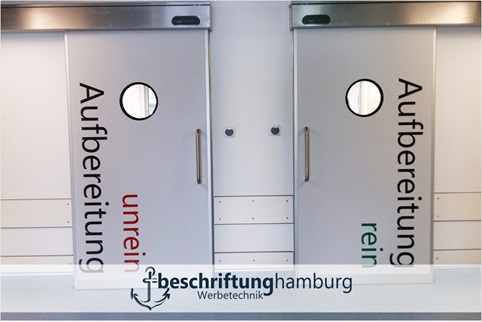 Medizintechnik und Krankenhaus Aufkleber Hamburg
