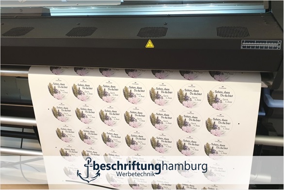 Aufkleber und Etiketten bedrucken in Buchholz Nordheide